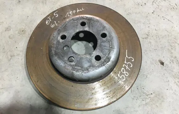 BMW 5 GT F07 Rear brake disc 6894381