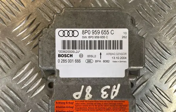 Audi A3 S3 8P Airbag control unit/module 8P0959655C 0285001666