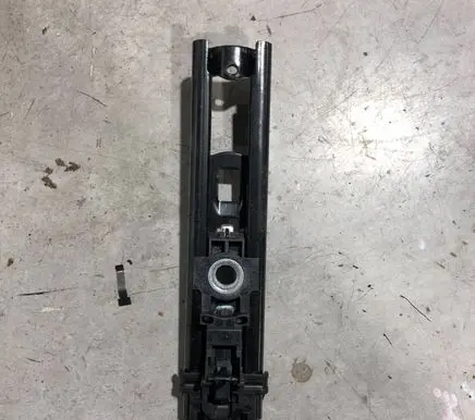 Volkswagen PASSAT CC Seat belt adjustment rail 3C8857819