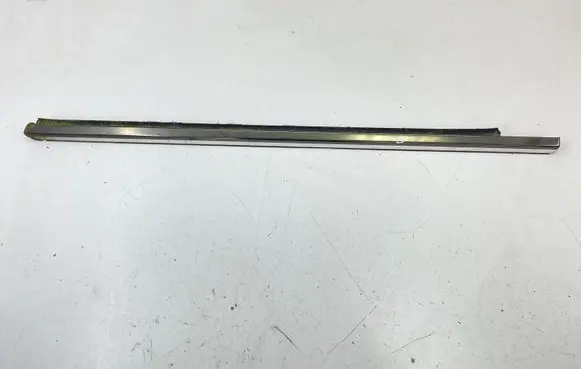 Front door glass trim molding