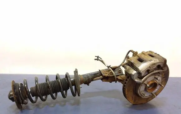 Front wheel hub spindle knuckle