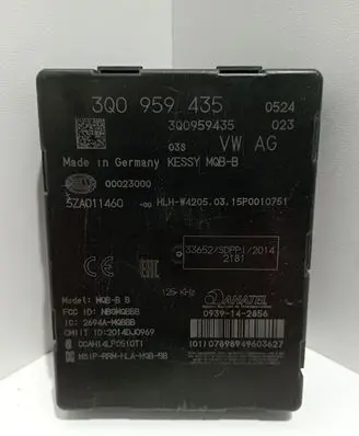 Volkswagen PASSAT B8 Keyless (KESSY) go control unit/module 3Q0959435