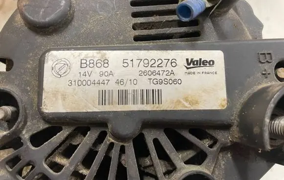 Fiat Doblo Generator/alternator 51792276 2606472A 310004447