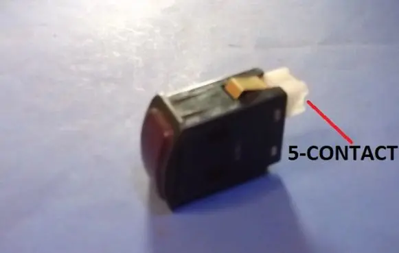 Mazda 323 F Hazard light switch 4190