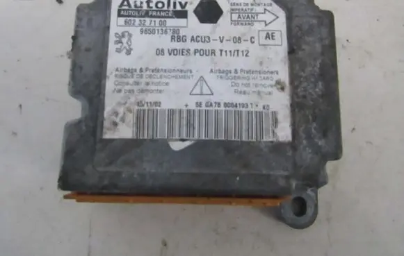 Peugeot 206 Airbag control unit/module 216196958B 30102