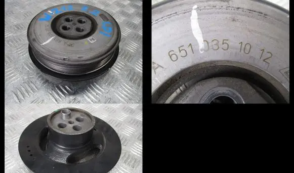 Mercedes-Benz E W212 Crankshaft pulley 6510351012
