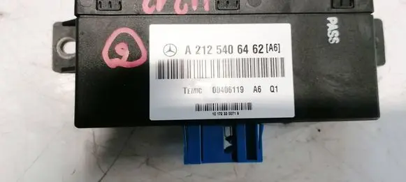 Mercedes-Benz E W212 Air suspension control unit module (rear) A2125406462 00406119 101723300719