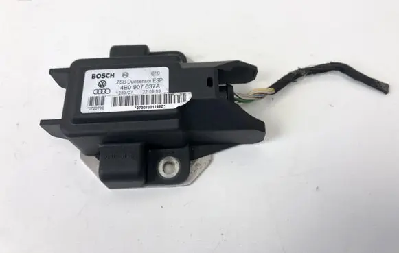 Audi A6 S6 C5 4B ESP acceleration yaw rate sensor 4B0907637A