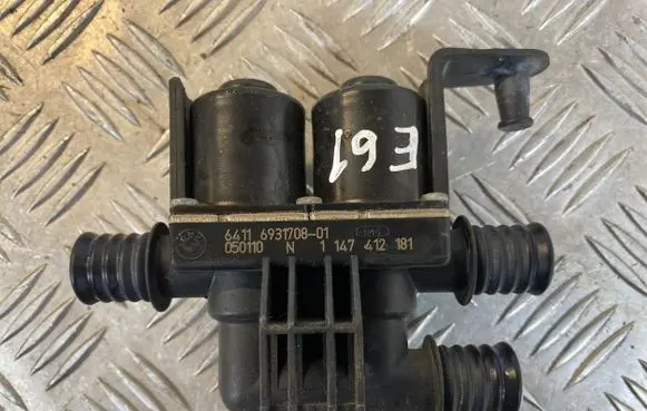Coolant heater control valve