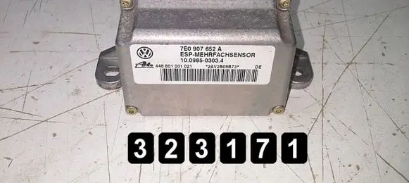 Porsche Cayenne (9PA) Engine control unit/module 7E0907652A