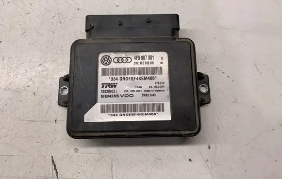 Audi A6 S6 C6 4F Hand brake control module 4F0907801 5WK32443 32620003