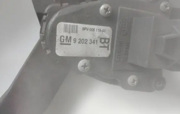 Opel Zafira B Accelerator throttle pedal 9202341 6PV00811400