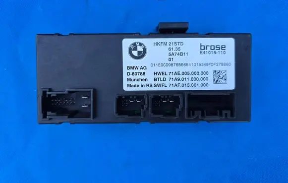 BMW X3 G45 Tailgate/trunk control unit/module 5A74B11 HKFM21STD E41015110