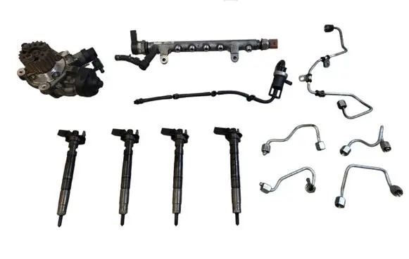 Audi A4 S4 B8 8K Fuel injection system set 03L130755 0445010507 03L130111D