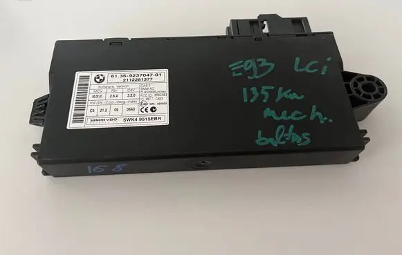 BMW 3 E92 E93 CAS control unit/module 9237047 2112281377 5WK49515EBR