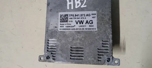 Volkswagen Golf VII Headlight ballast module Xenon 7P5941572AG