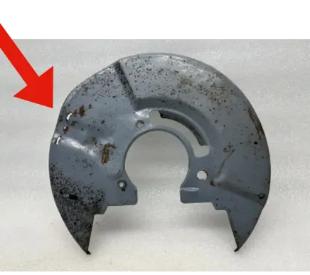 Jaguar XK8 - XKR Front brake disc dust cover plate MJA1942AC