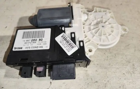 Front door window regulator motor