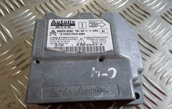 Citroen C4 I Airbag control unit/module 606474700 9662919280 216102810