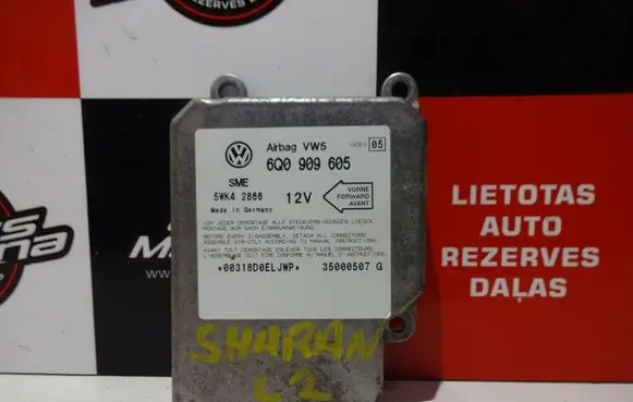 Volkswagen Sharan Airbag control unit/module 6Q0909605