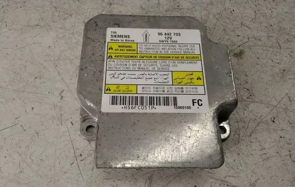 Chevrolet Kalos Airbag control unit/module 96442703 5WY67033
