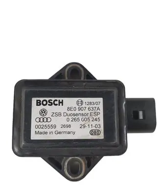 Audi A6 S6 C5 4B ESP acceleration yaw rate sensor 8E0907637A 0025559 0265005245