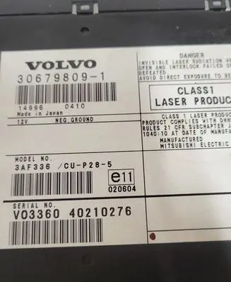 Volvo XC90 CD/DVD changer 306798091 40210276 V03360