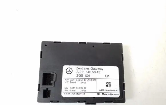 Mercedes-Benz E W211 Door central lock control unit/module A2115405645