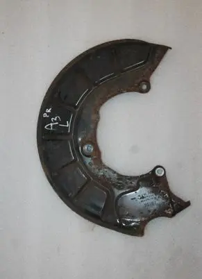 Audi A3 S3 8P Front brake disc dust cover plate 1K0615312F 21707 6D6S06D