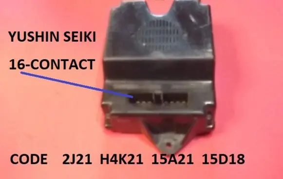 Mazda 626 Other control units/modules 2J21 H4K21