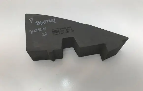 Fender foam support/seal