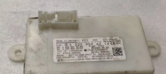 Mercedes-Benz GLC X253 C253 Keyless (KESSY) go control unit/module A2229004213