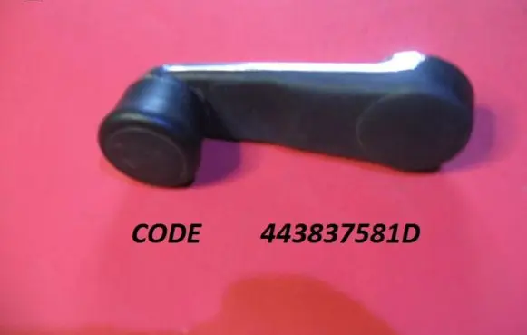 Audi A4 S4 B5 8D Front door window winding handle 443837581D