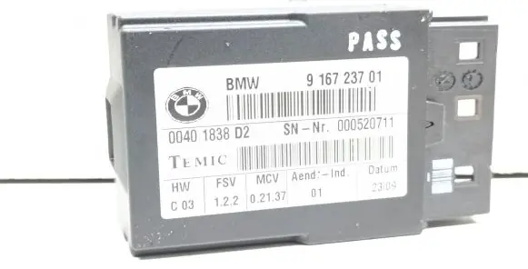 BMW 3 E92 E93 Seat control module 9167237