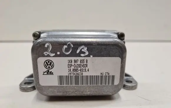 Volkswagen Touran I ESP acceleration yaw rate sensor 1K0907655B 10098503194