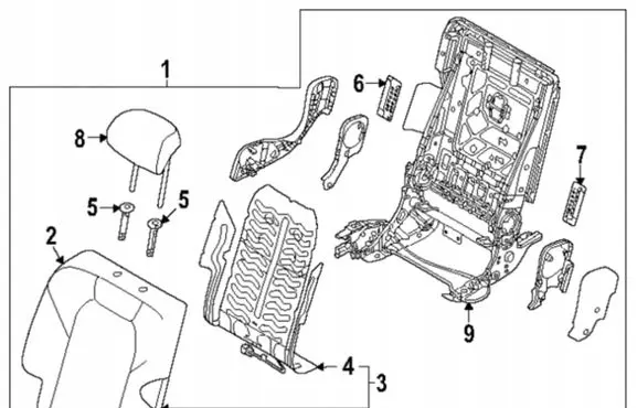 Mercedes-Benz GLK (X204) Interior set 89600AR000VNB