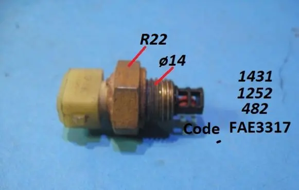 Renault Scenic I Intake air temperature sensor FAE3317 14311252