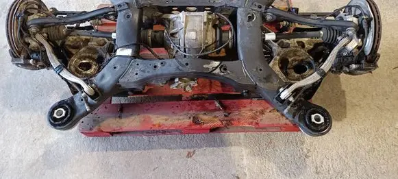 Mercedes-Benz GLE W167 Rear axle beam with reductor A167350