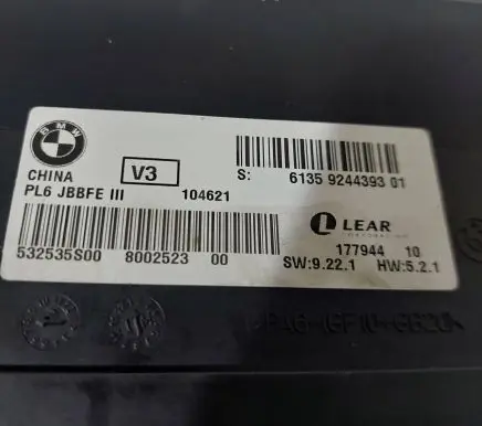 BMW 5 F10 F11 Comfort/convenience module 6135924439301