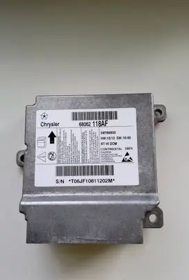 Chrysler Town & Country V Airbag control unit/module 68062118AF T06JF10811202M 5WY86930