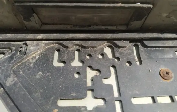 Alfa Romeo 156 Number plate light