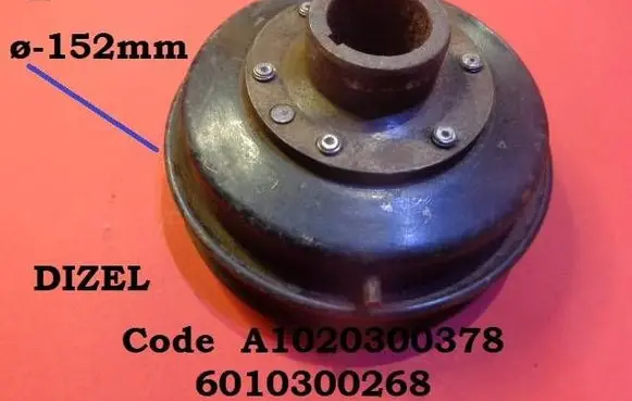Mercedes-Benz E W124 Crankshaft pulley A1020300378 6010300268