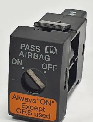 Mazda MX-5 NC Miata Passenger airbag on/off switch 