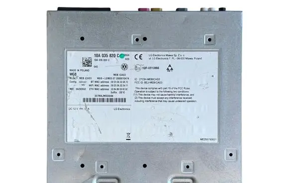 Volkswagen ID.4 Radio/CD/DVD/GPS head unit 10A035820C