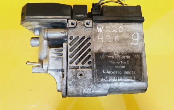 Mercedes-Benz S W220 Auxiliary pre-heater (Webasto) 2205000098 86975B