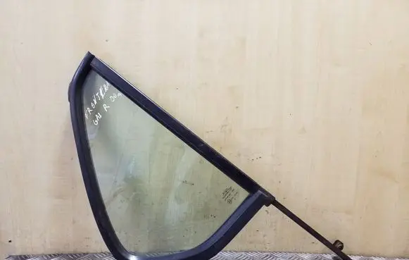 Rear vent window glass