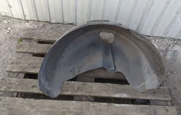 Volkswagen Cross Polo Rear arch fender liner splash guards 6Q0810971A