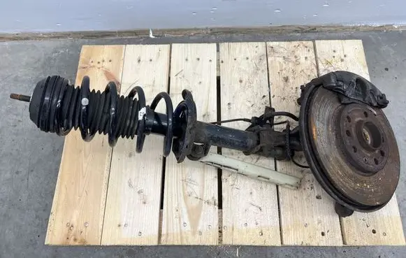 Opel Meriva B Front shock absorber with coil spring 22245142