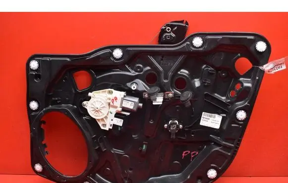Front door window regulator with motor