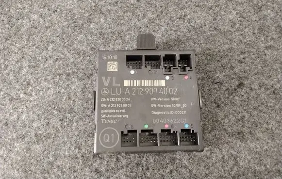 Mercedes-Benz C W204 Door control unit/module A2129004002 A2128203526 A2129028001